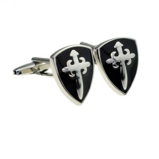 Medieval Shield Battle War  Knights Cufflinks