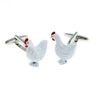 High Quality Full Detail 3D Chickens Cufflinks