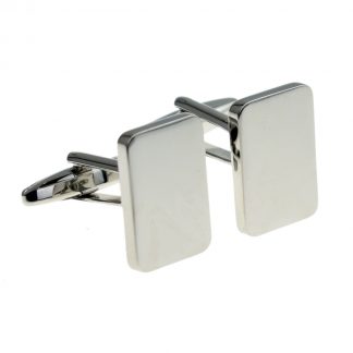 Rounded Corners Rectangular Cufflinks (portrait)  13mm x 19mm