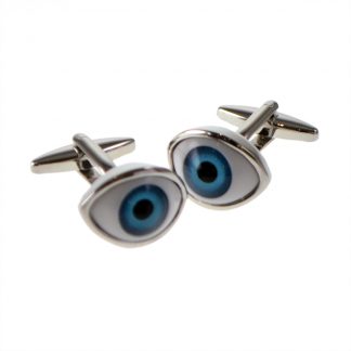 Large Blue Eyes Cufflinks