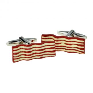 Rashers of Bacon Design Cufflinks
