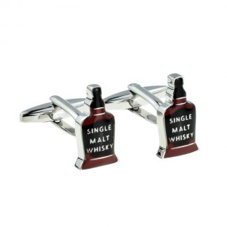 Whisky Bottle Design Cufflinks