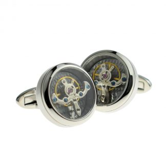 Real moving Cogs Cufflinks Steam Punk