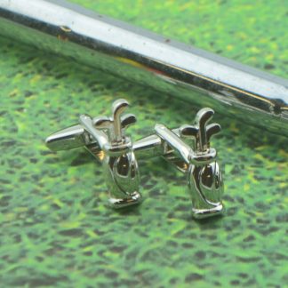Golf Bag Golfers Sport Cufflinks
