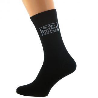 So you Don't Get Cold Feet Wedding Socks
