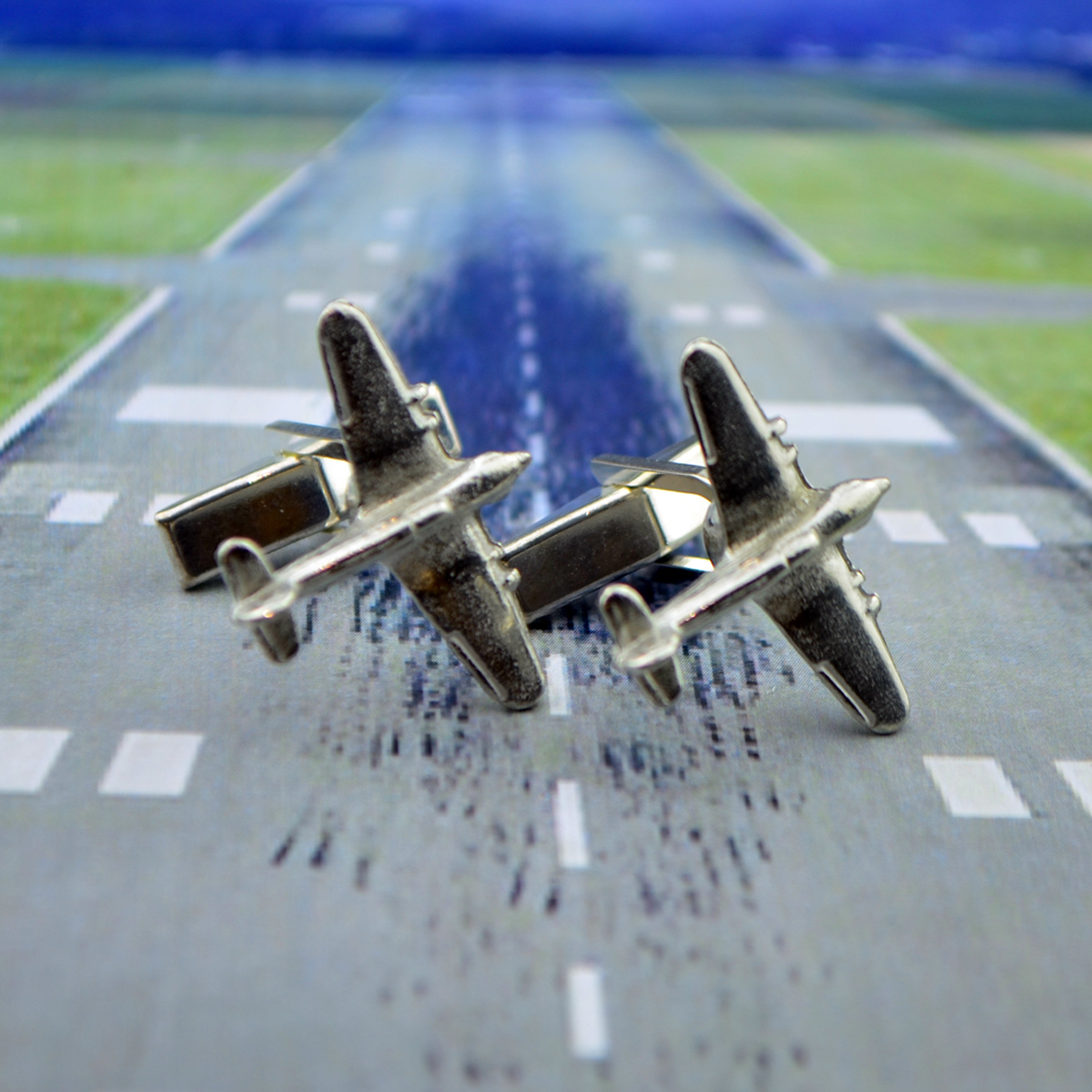 English Made Hurricane Fighter Plane Aeroplane Aircraft Pilots Pewter Cufflinks