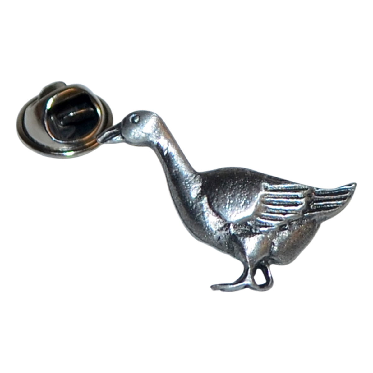 Goose Pewter Lapel Pin Badge