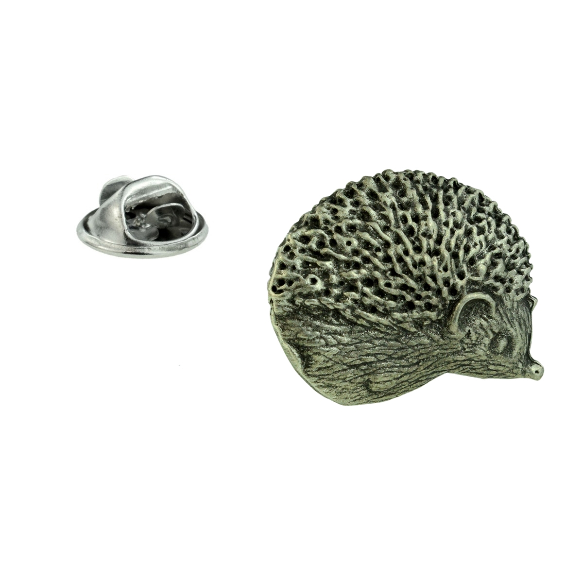 Hedgehog Pewter Lapel Pin Badge