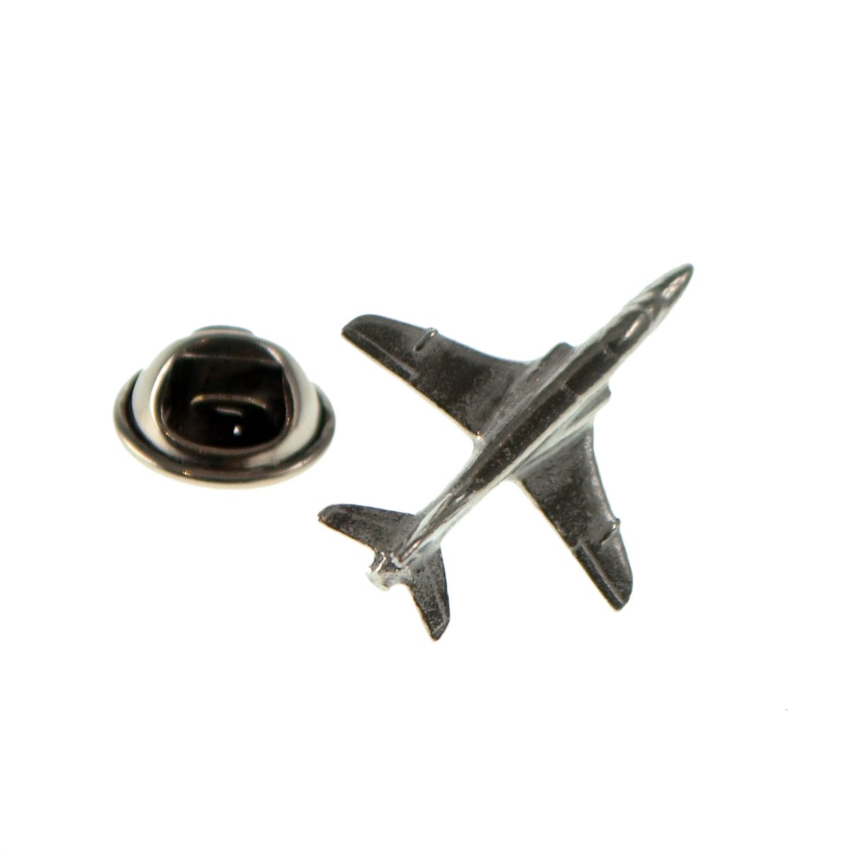 English Made Hawk Aircraft Pewter Lapel Pin Badge