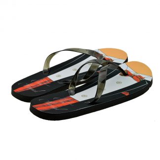 Tartan Tux Stye Mens Beach Wedding Flip Flops