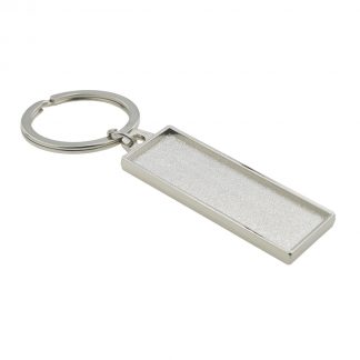 Double Sided Double Recess Rectangular Keyring