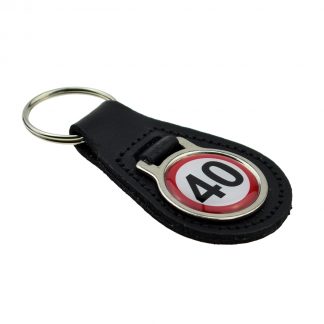 Road Sign Speed Limit Birthday Age Keyrings