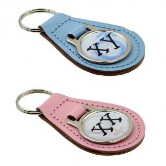 Scientific X &Y Chromasomes His & Hers Keyring Set