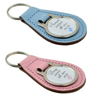Personalised New Mum or New Dad Keyring