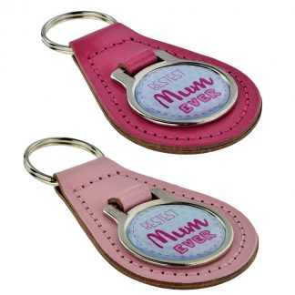 Bestest Mum Ever Keyring in Choice of colours