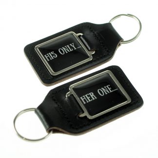 Her One His Only Twin Keyrings Set