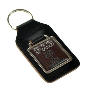 Dad the Man the Legend Keyring