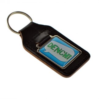 Keyring Key Ring bonded leather key fob DENCH Urban Slang Nice Good