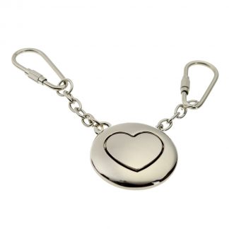 Your Heart in Mine Couples Keyring Set (engravable)
