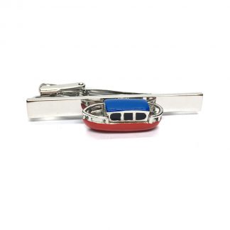 Coloured Narrowboat Barge Tie Clip