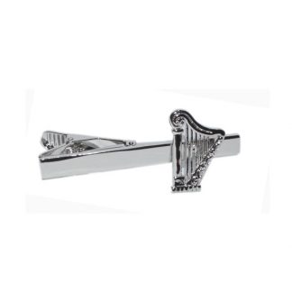 Harp Music Tie Clip