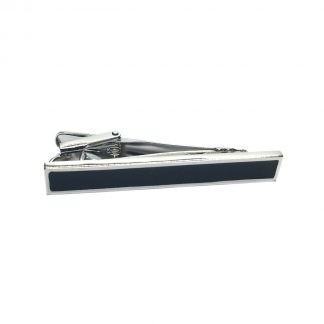 Black Insert Classic Tie Clip (DWC)