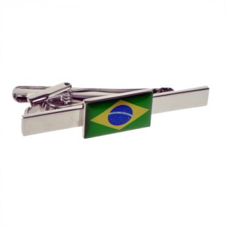Brazil Flag Tie Clip