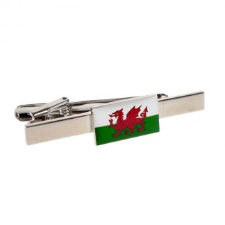 Flag of Wales Tie Clip