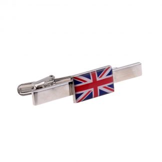 Union Jack British Flag Tie Clip