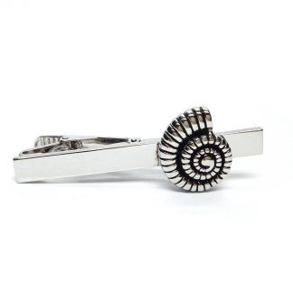 Ammonite Fossil Tie Clip
