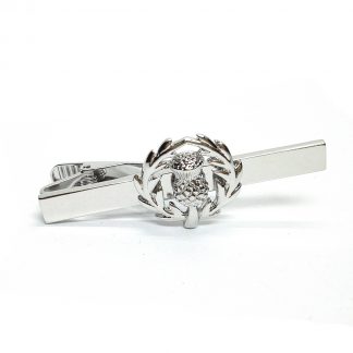 Scottish Thistle Tie Clip