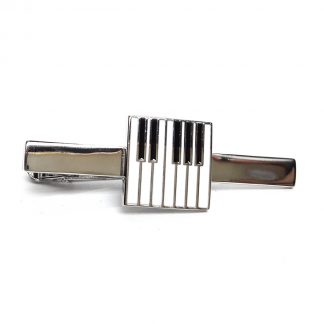Piano Keyboard Music Tie Clip