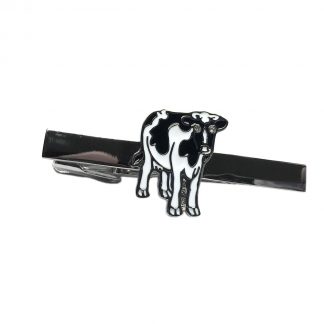 Friesian Dairy Cow Farm Tie Clip