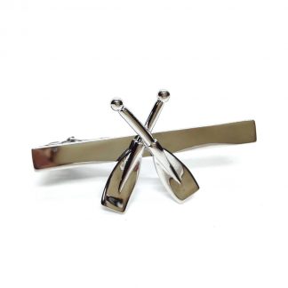 Crossed Rowing Oars Tie Clip