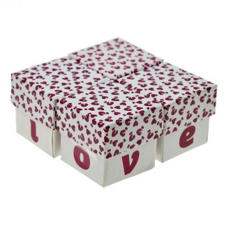 White & Burgundy Wedding Trivia Game