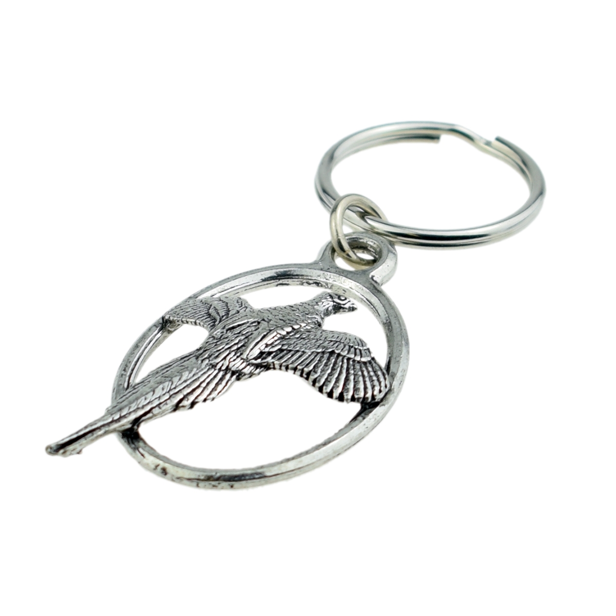 English Pewter Key Ring - Pheasant