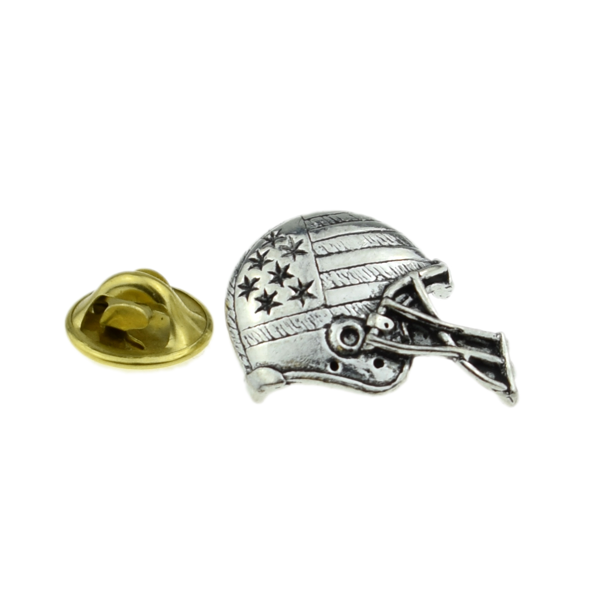 NFL USA American Football Helmet Pewter Lapel Pin Badge