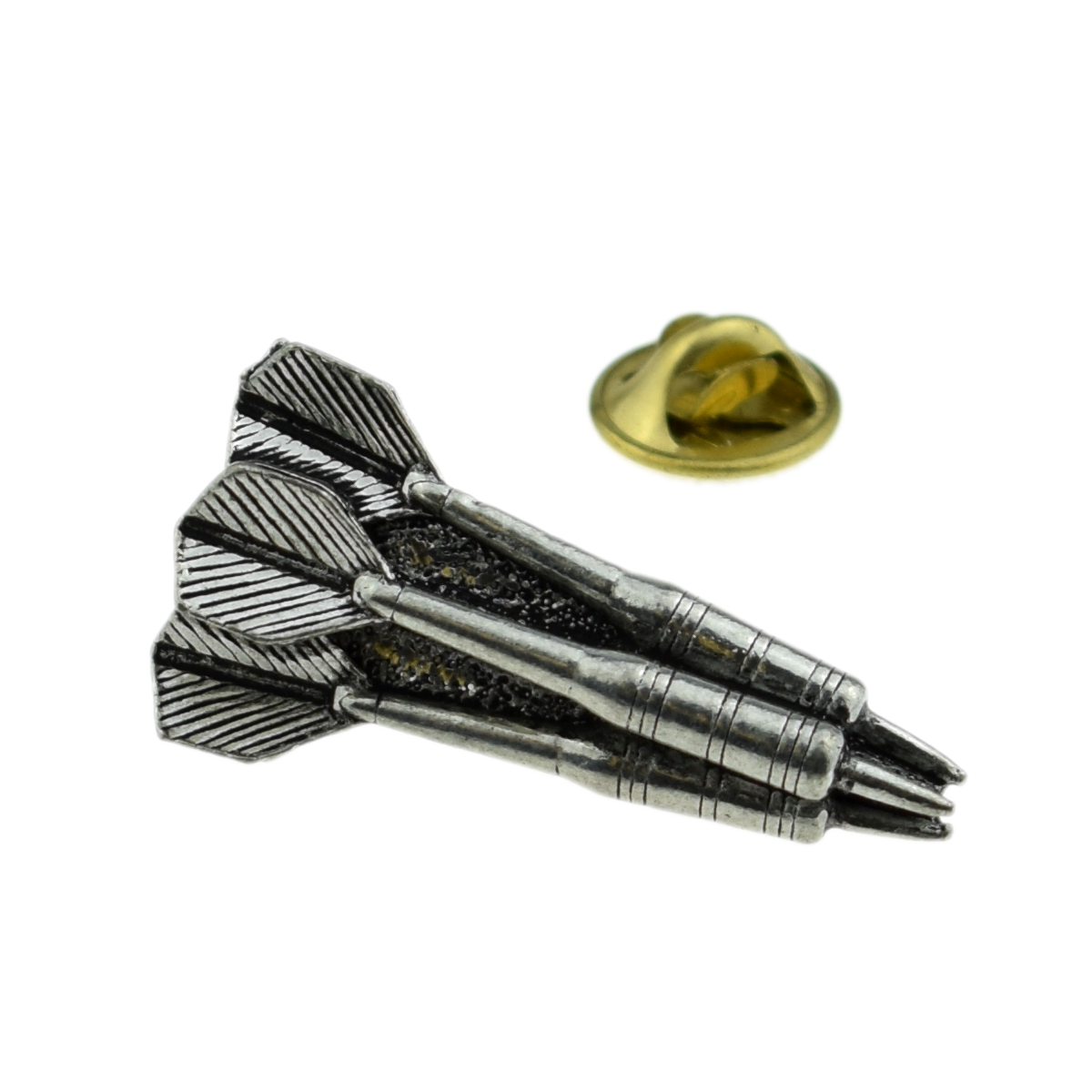 Three Darts Pewter Lapel Pin Badge