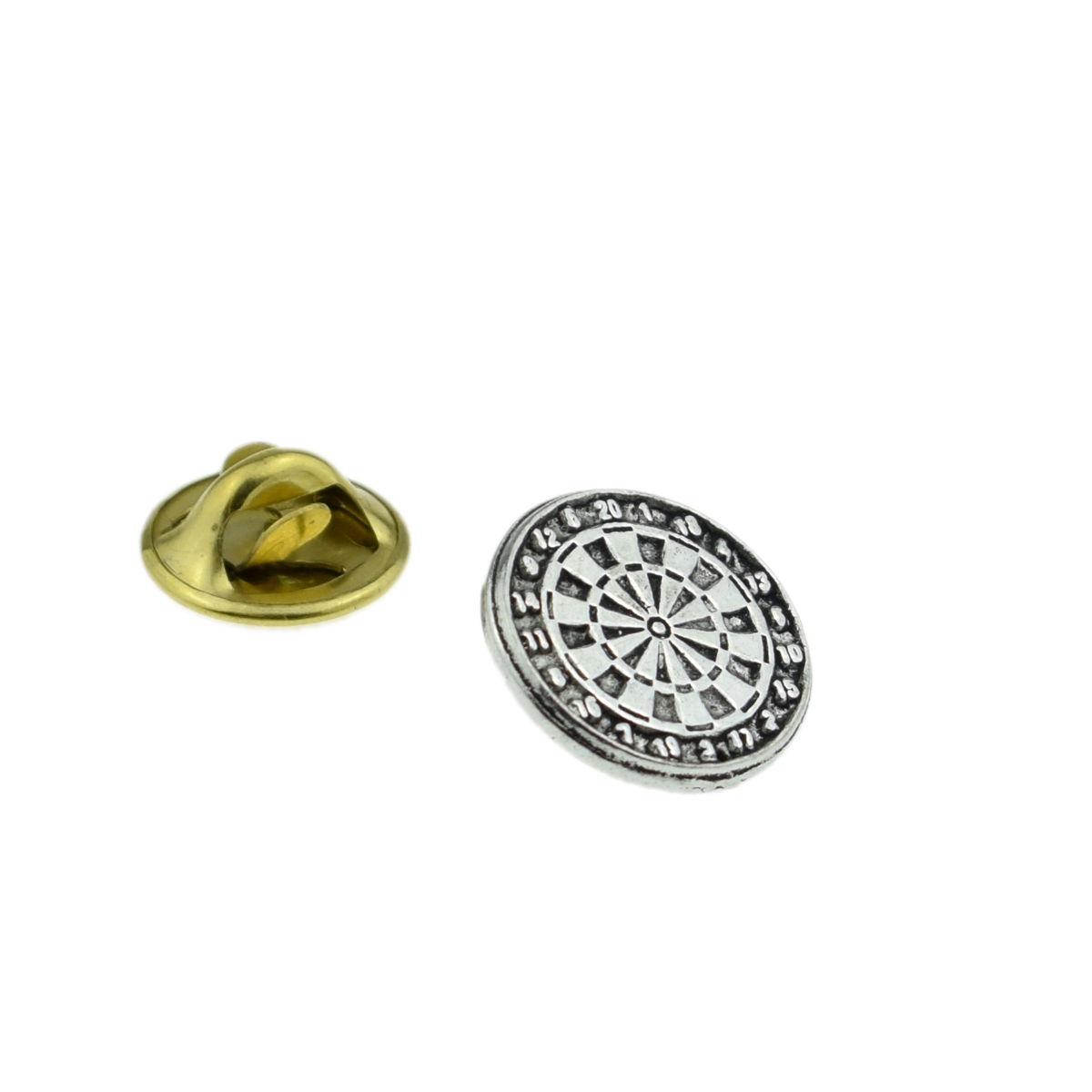 Dartboard (Small) Pewter Lapel Pin Badge