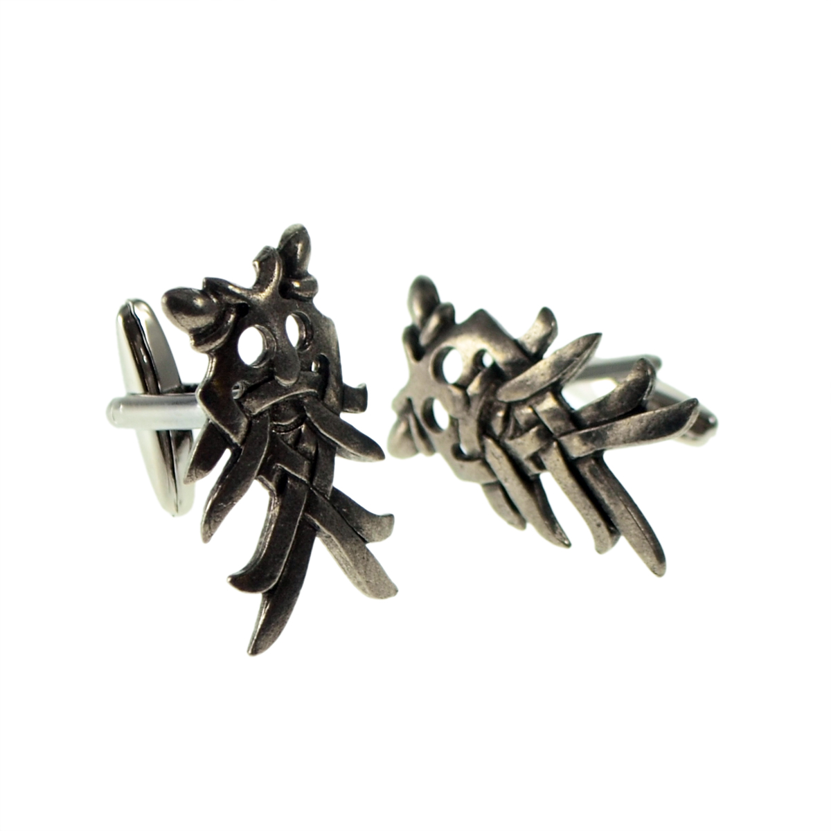 English Made Mask of Odin Pewter Cufflinks