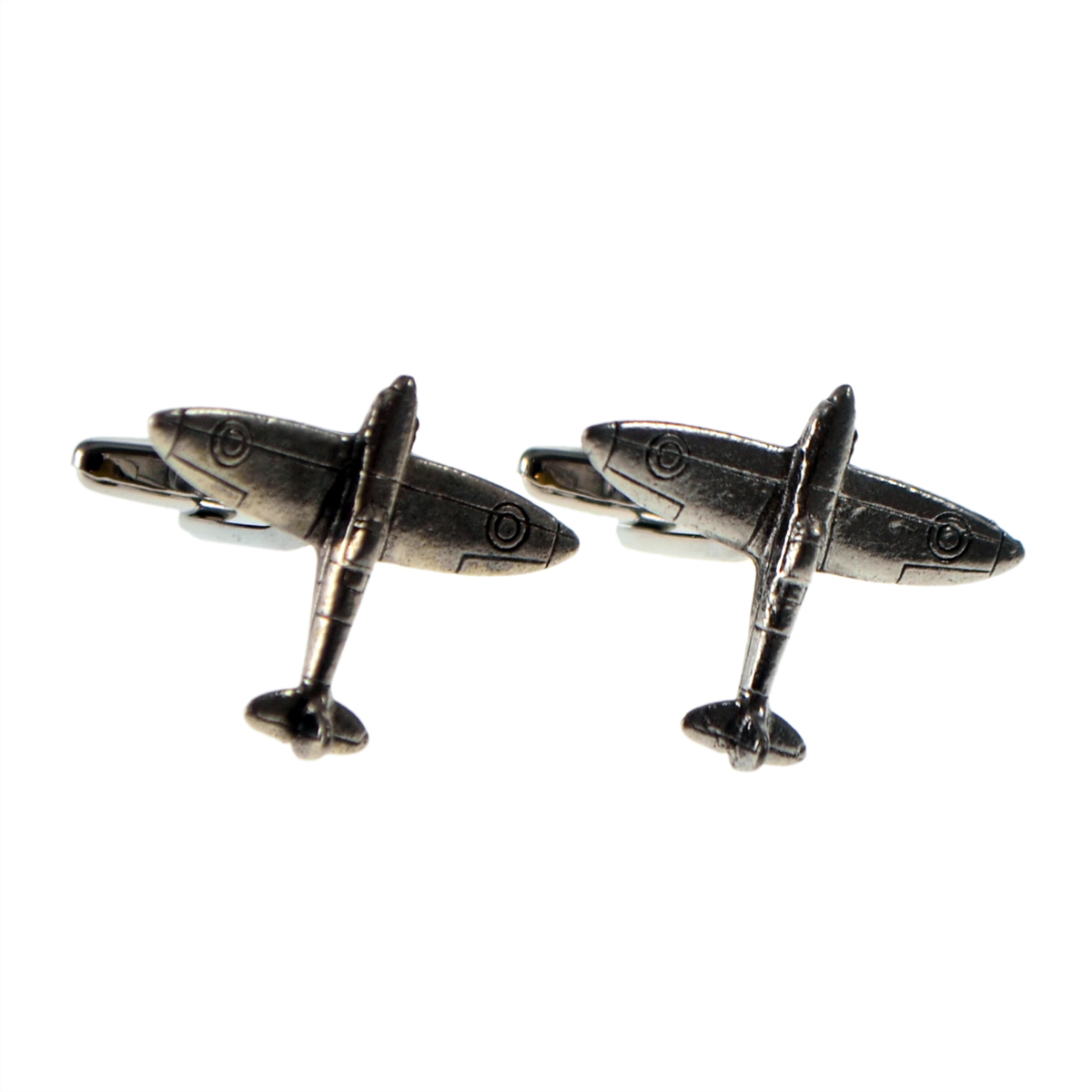 English Made Spitfire Pewter Cufflinks