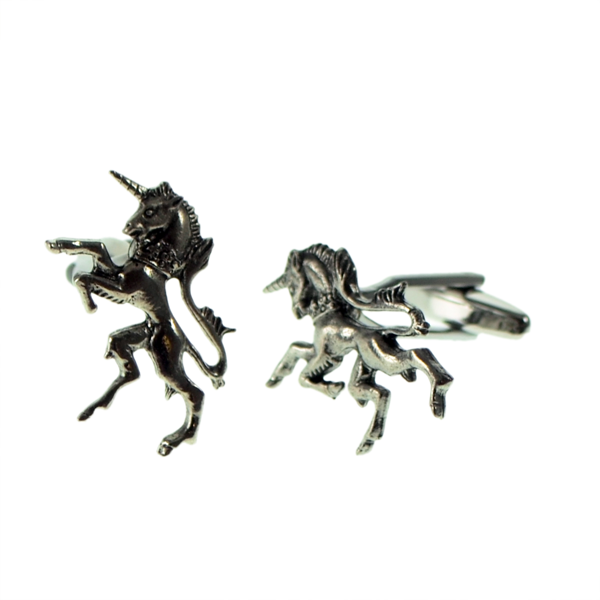 English Made Unicorn Pewter Cufflinks
