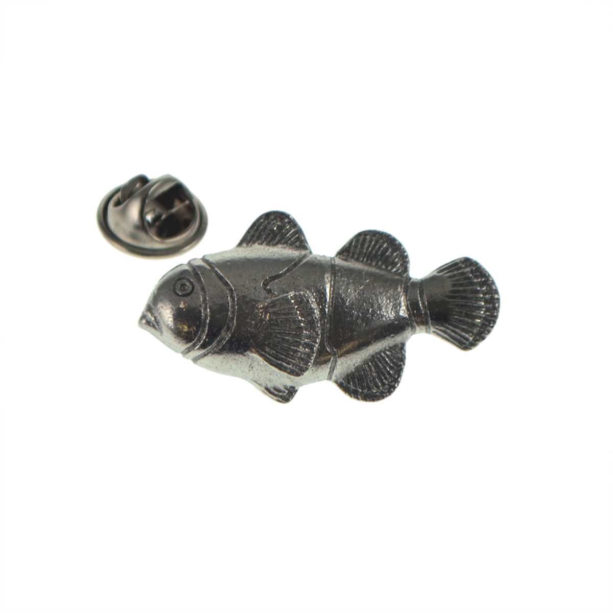 Clownfish Pewter Lapel Pin Badge