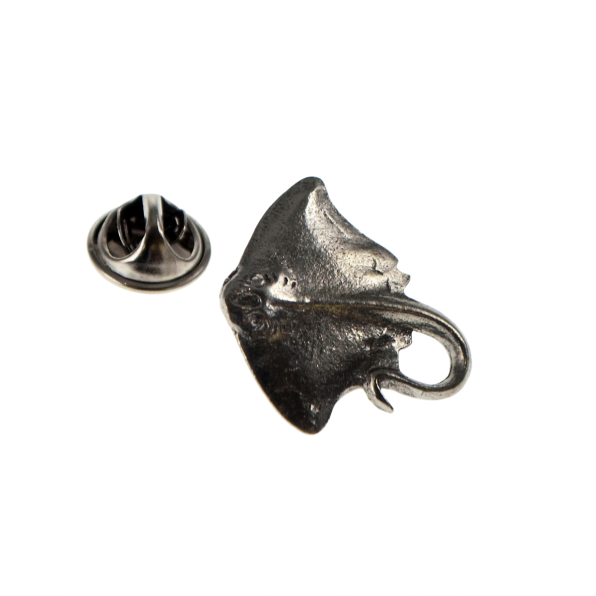 Stingray Pewter Lapel Pin Badge